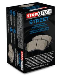 StopTech Sport Front Brake Pads 05-23 LX Cars Solid Rear Rotors